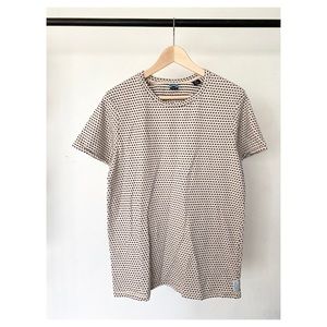 Scotch & Soda jacquard t-shirt white